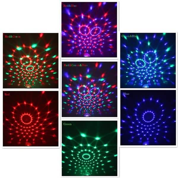 Sound Activated Rotating Disco Ball Party Lights Strobe Light DailySale