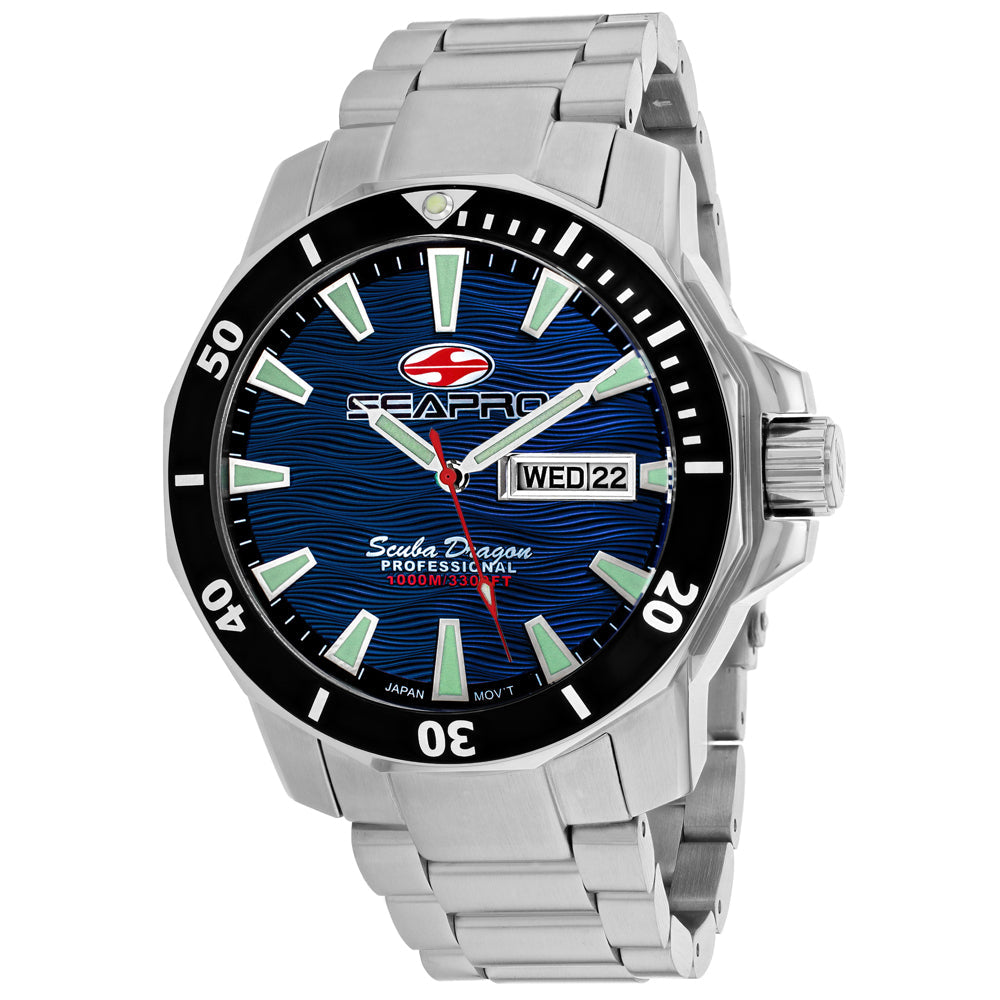 Seapro Men's Scuba Dragon Diver Limited Edition 1000 Meters Bids.com
