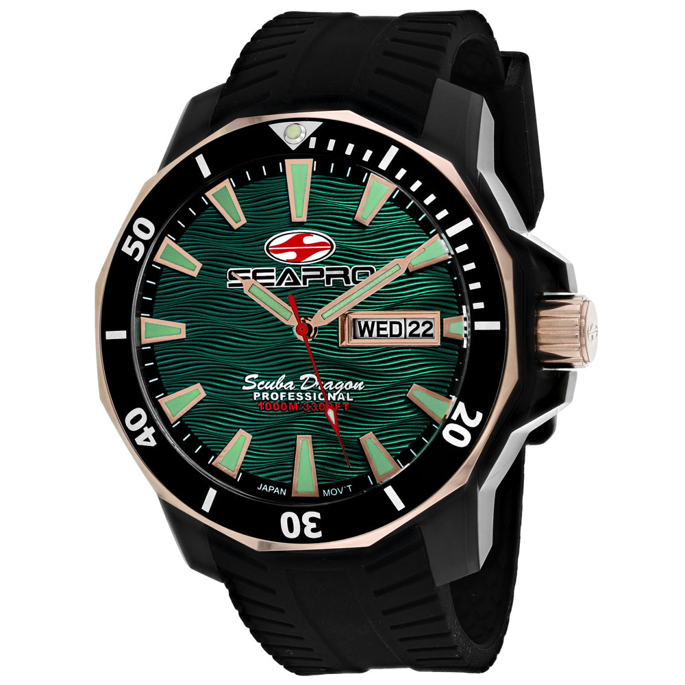 Seapro Men's Scuba Dragon Diver Limited Edition 1000 Meters Bids.com