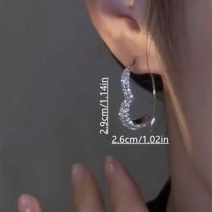 Sparkling Silver Earrings for Women DailySale