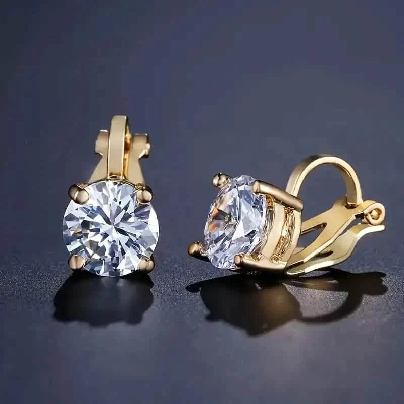 Sparkling Round Perforated Women's Earrings DailySale