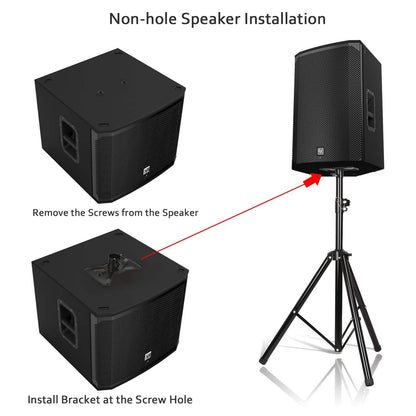 Speaker Tripod Stand Adjustable Height Heavy Duty Holder DailySale