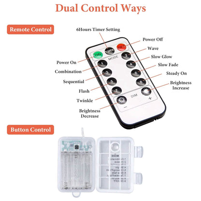 Spider Web Light with Hairy Spider 70LED Battery Powered Remote Control 8 Lighting Modes DailySale
