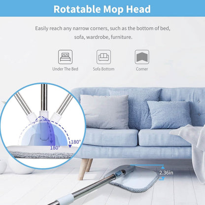 Spin Mop and Bucket with Wringer Set DailySale