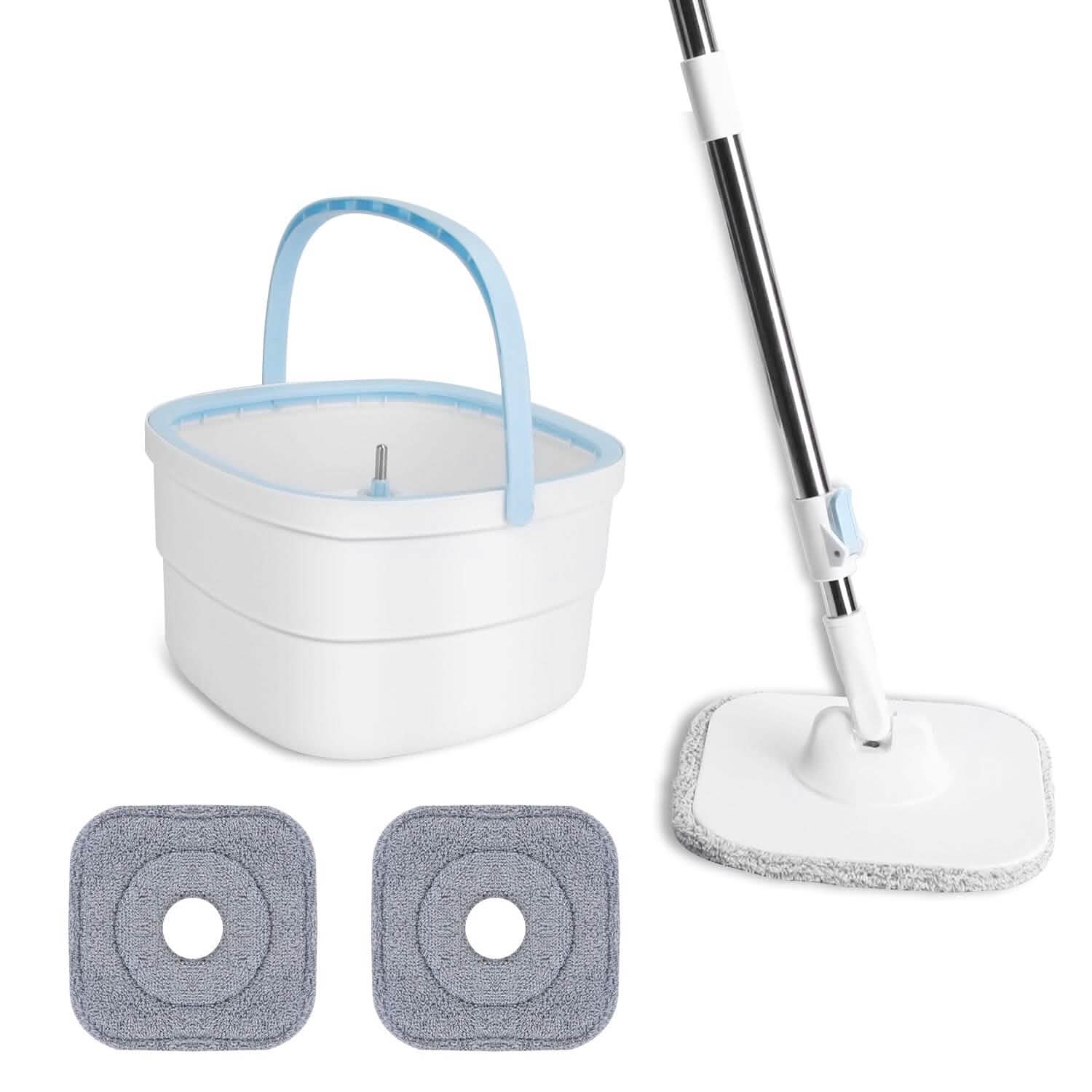 Spin Mop and Bucket with Wringer Set DailySale