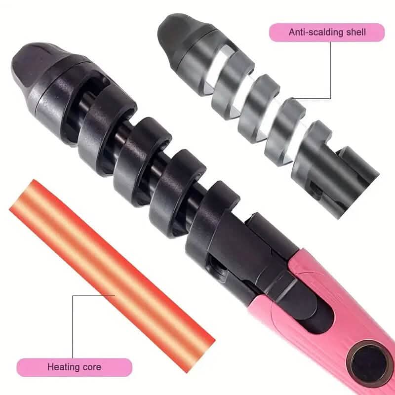 Spiral Curl Professional Hair Curling Wand DailySale