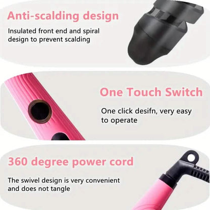 Spiral Curl Professional Hair Curling Wand DailySale