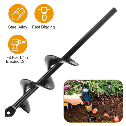Spiral Drill Bit Gardening Auger DailySale