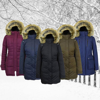 Spire By Galaxy Heavyweight Women's Parka with Hood DailySale
