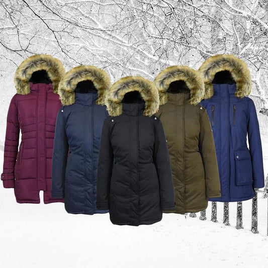 Spire By Galaxy Heavyweight Women's Parka with Hood DailySale