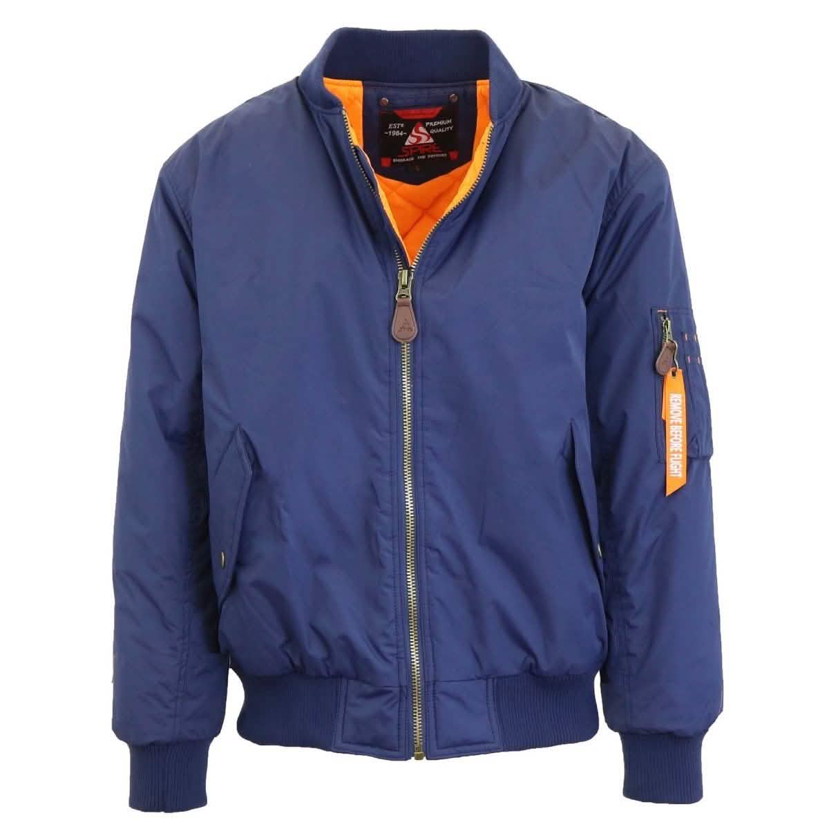 Spire by Galaxy Men's Heavyweight MA-1 Bomber Jacket DailySale