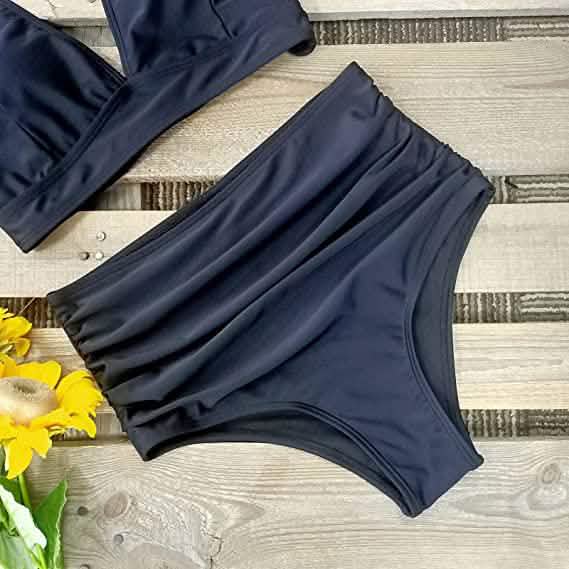 Sporlike Women Ruffle High Waist Swimsuit DailySale