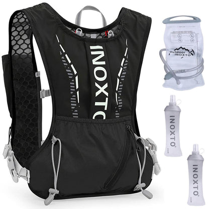 Sport Hydration Vest Running Backpack with 15oz, 50oz Water Bladder DailySale