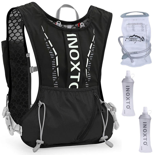Sport Hydration Vest Running Backpack with 15oz, 50oz Water Bladder DailySale