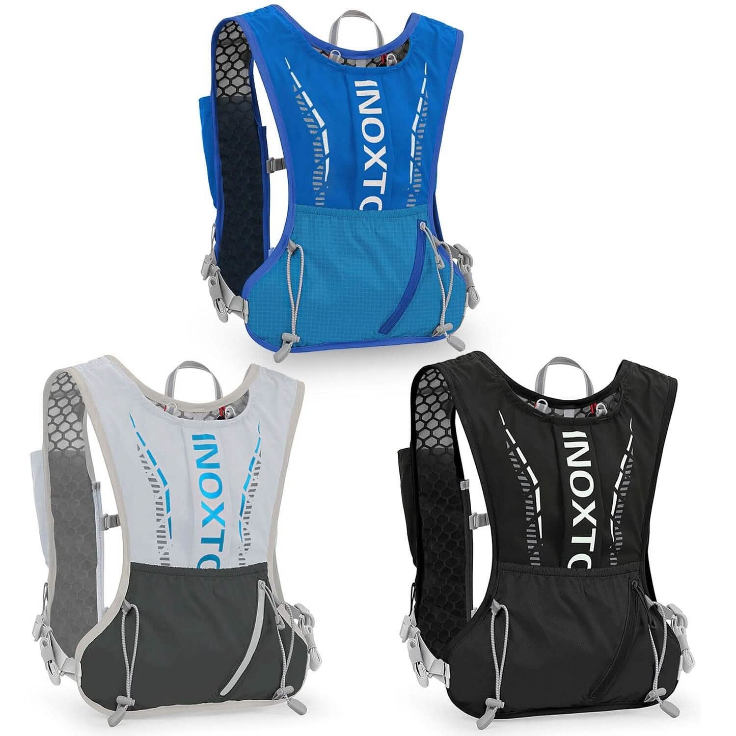 Sport Hydration Vest Running Backpack with 15oz, 50oz Water Bladder DailySale