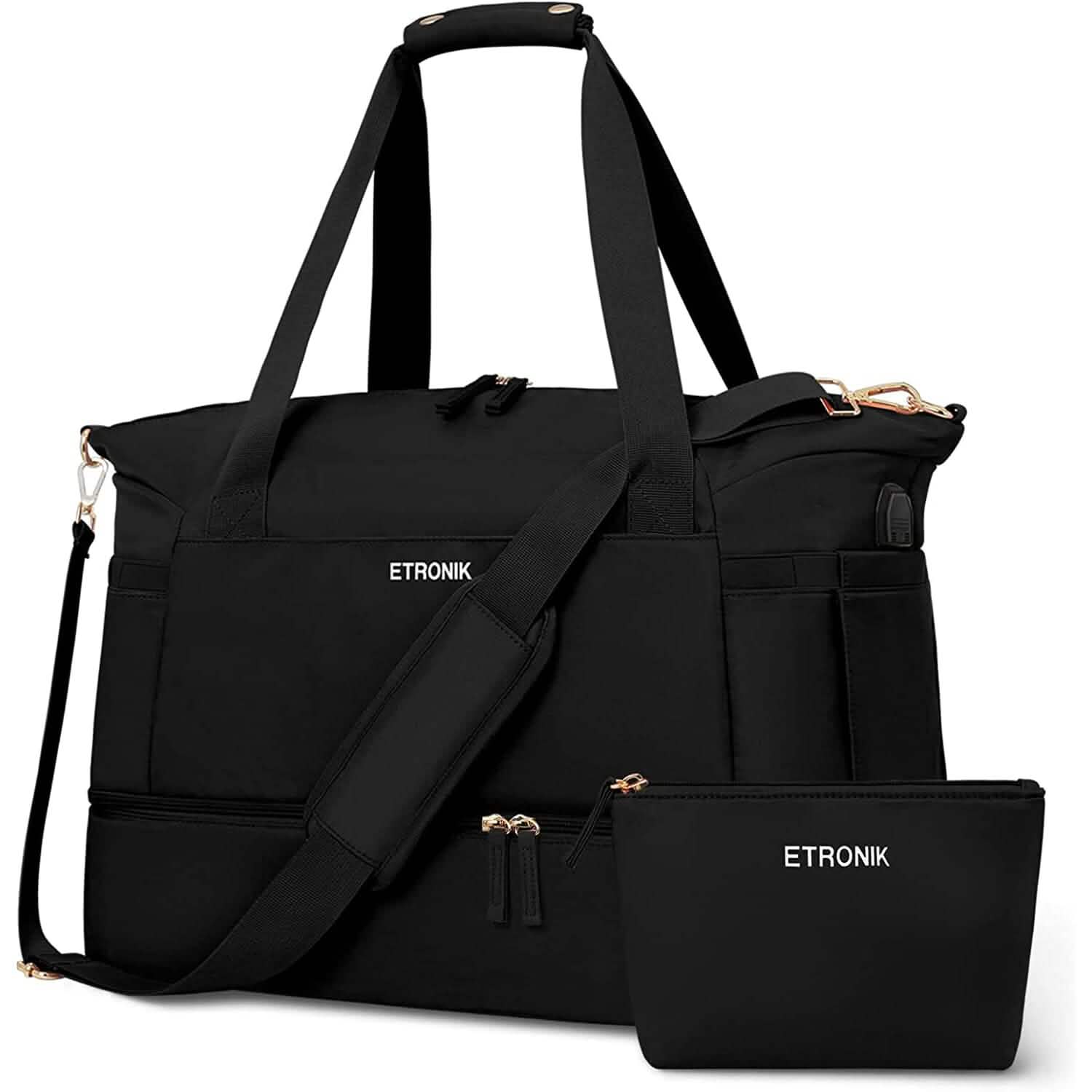 Sports Travel Duffel Bag with USB Charging Port DailySale