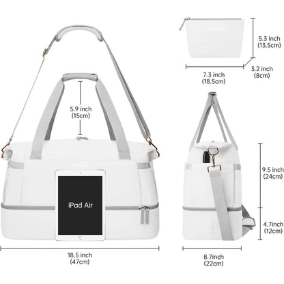 Sports Travel Duffel Bag with USB Charging Port DailySale