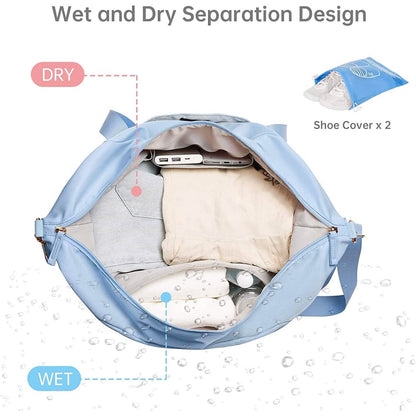 Sports Travel Duffel Bag with USB Charging Port DailySale