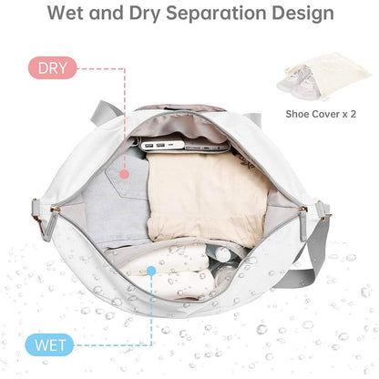 Sports Travel Duffel Bag with USB Charging Port DailySale