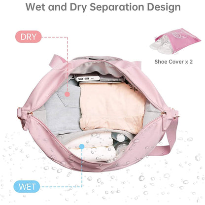 Sports Travel Duffel Bag with USB Charging Port DailySale