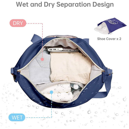 Sports Travel Duffel Bag with USB Charging Port DailySale