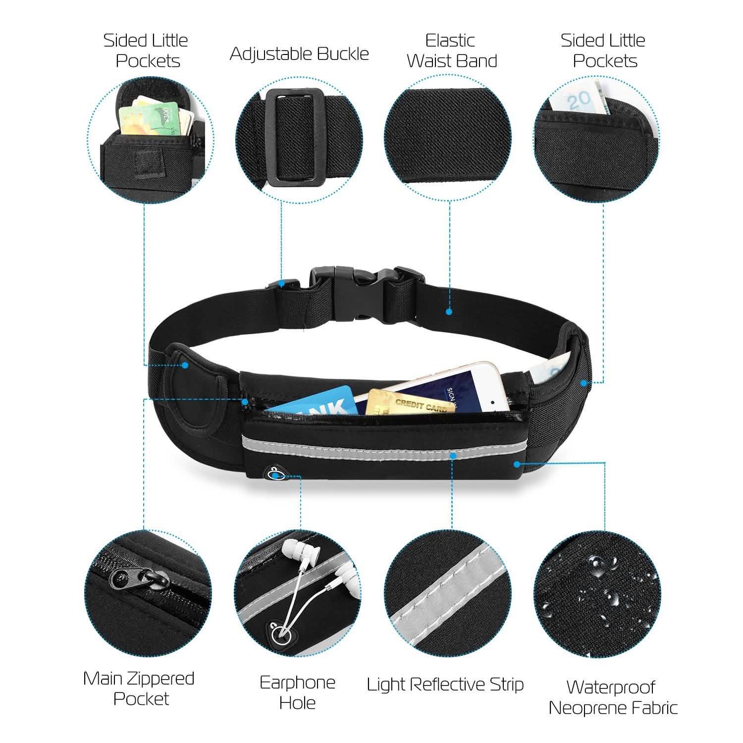 Sports Waist Bag Running Belt Pack DailySale