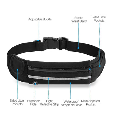 Sports Waist Bag Running Belt Pack DailySale