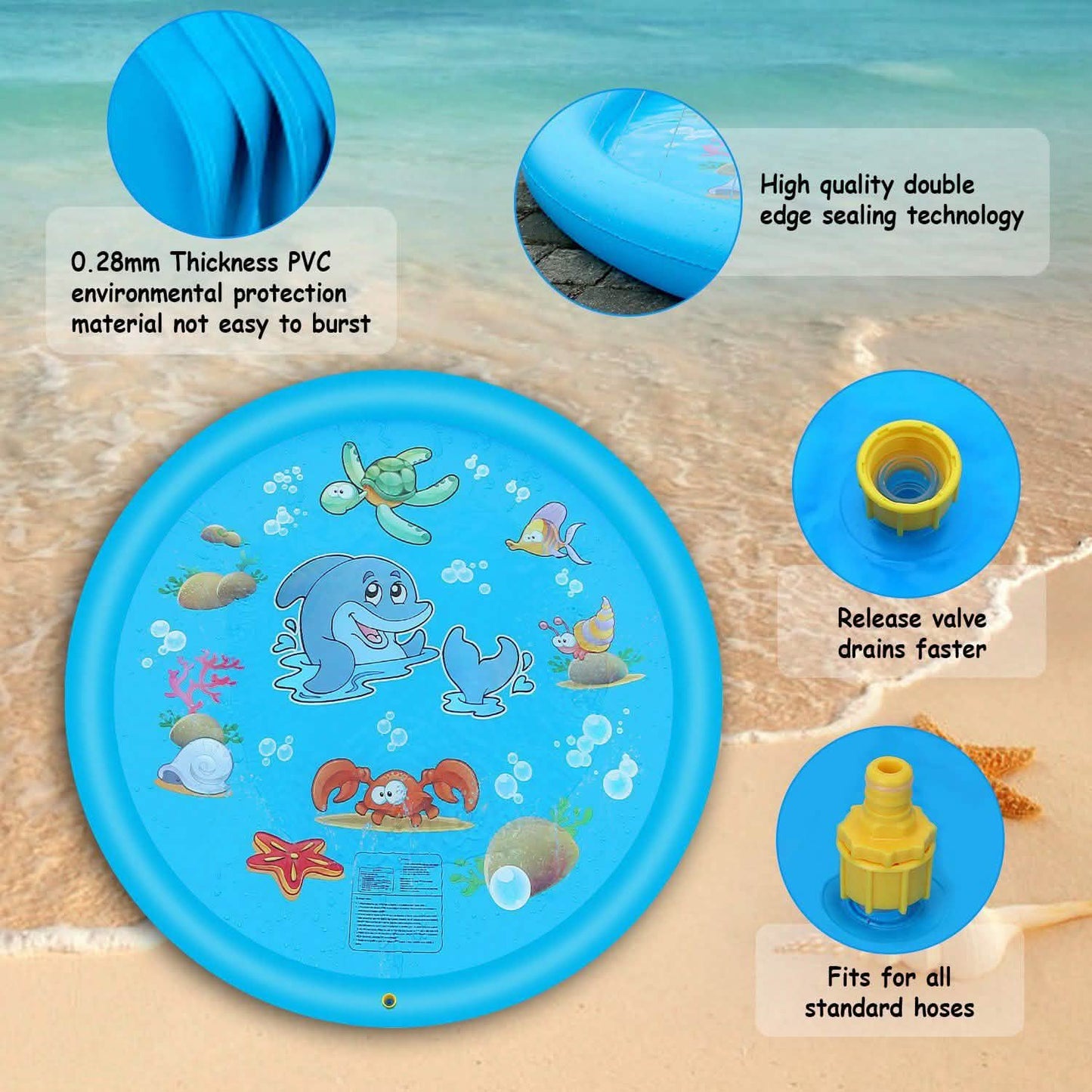 Sprinkler and Splash Pad for Kids DailySale
