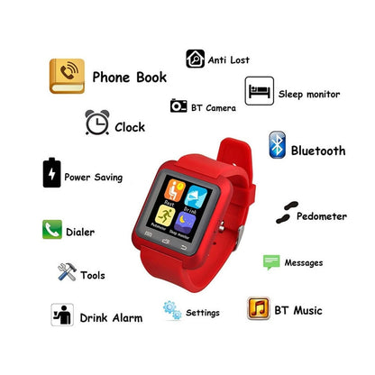 Bluetooth Smart Watch with Phone Pairing, Pedometer, Sleep Monitoring, etc. DailySale