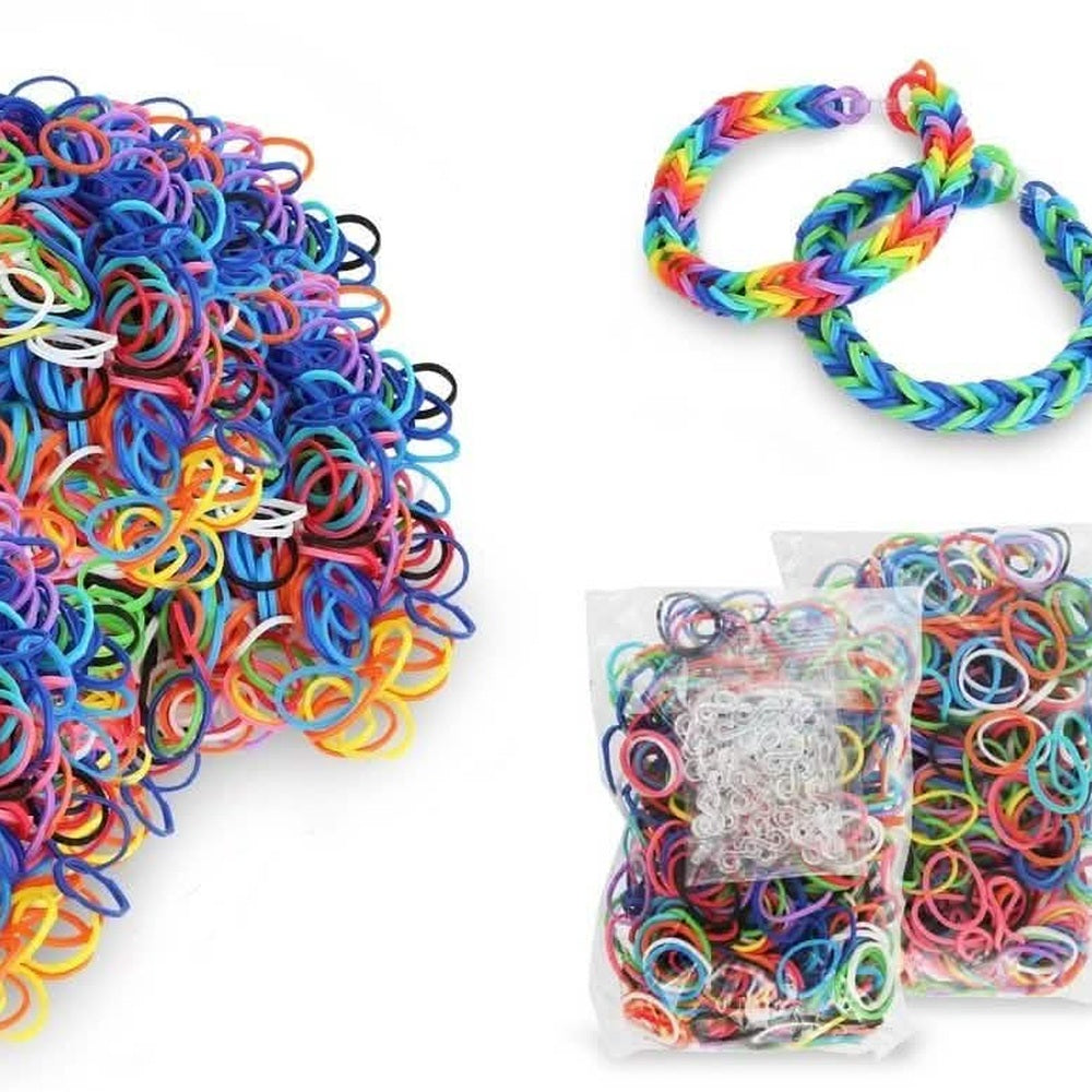 2504-Piece Set: Colorful Silicone Loom Bandz with Tools DailySale