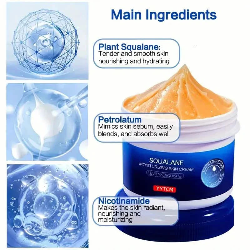 Squalane Moisturizing Skin Cream for Dry, Cracked Feet and Hands DailySale