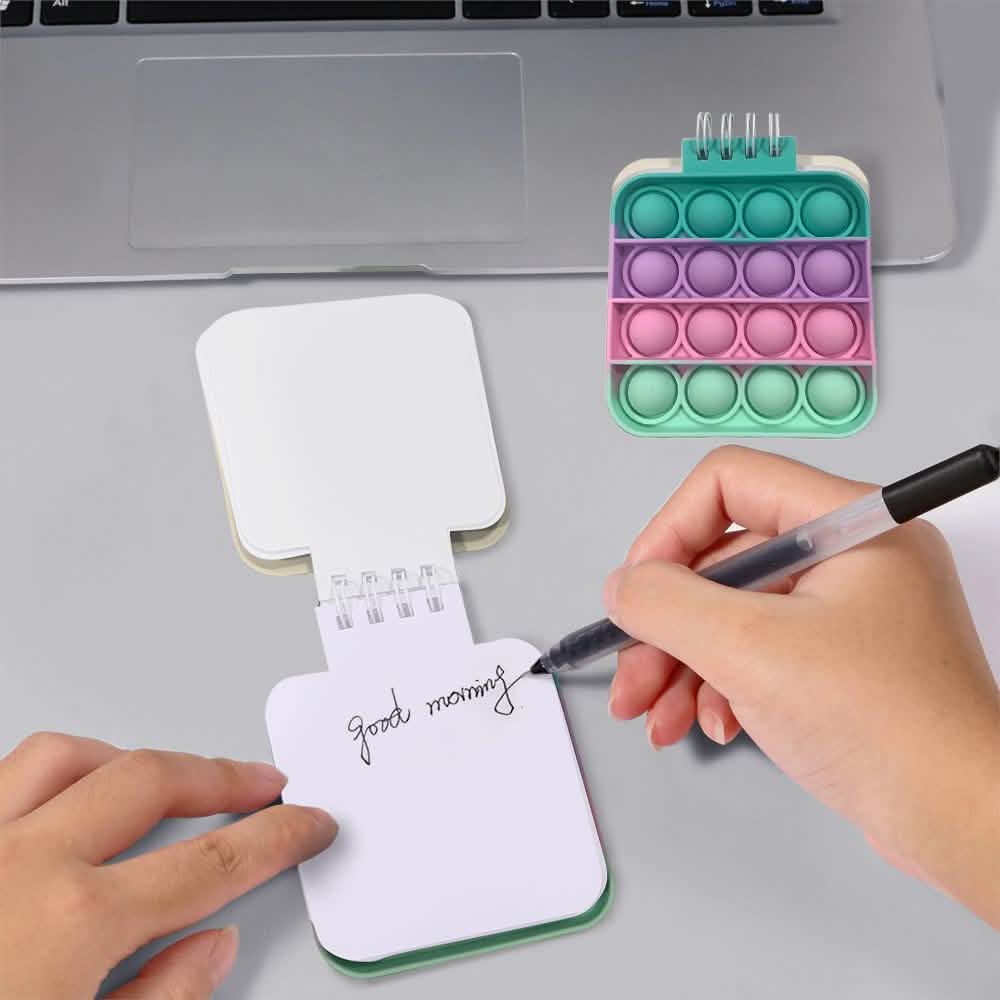 Square Push Pop Anti-Stress Notebook DailySale