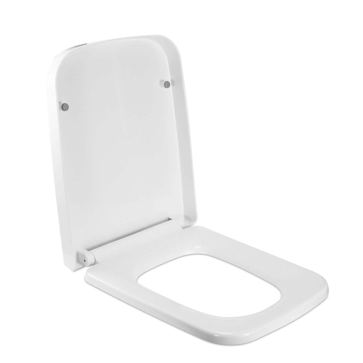 Square Toilet Seat with Grip-Tight Seat Bumpers DailySale