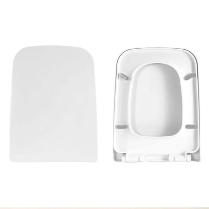 Square Toilet Seat with Grip-Tight Seat Bumpers DailySale