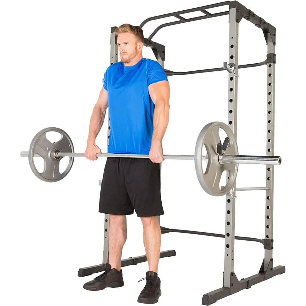 Squat Rack Strength Training Power Cage DailySale