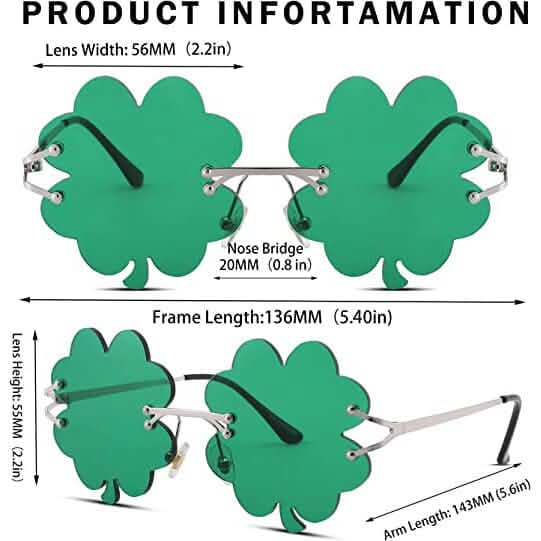 St. Patrick’s Day Irish Shamrock Sunglasses DailySale