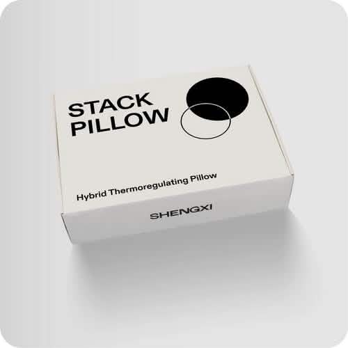 Stack Pillow with Dual Layers Balance, Adjustable Height, Suitable for All Sleeping Positions DailySale