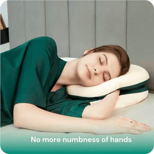 Stack Pillow with Dual Layers Balance, Adjustable Height, Suitable for All Sleeping Positions DailySale
