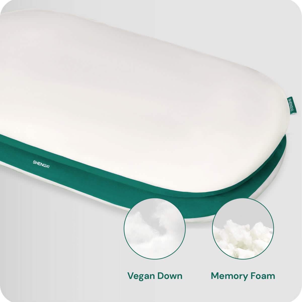 Stack Pillow with Dual Layers Balance, Adjustable Height, Suitable for All Sleeping Positions DailySale