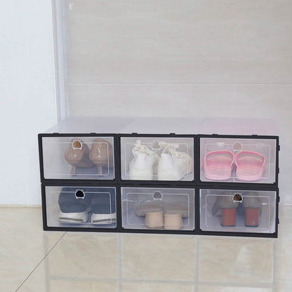 Stackable Shoe Storage Bin Transparent Dustproof DailySale