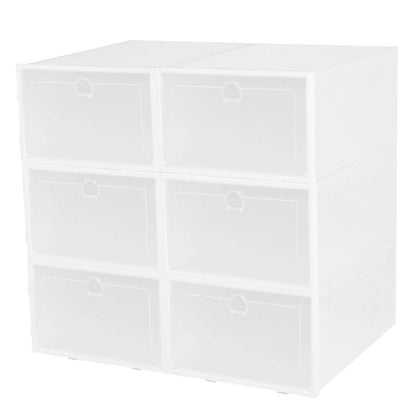 Stackable Shoe Storage Bin Transparent Dustproof DailySale