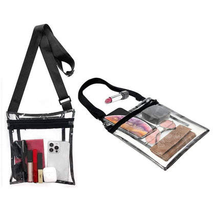 Stadium Approved Clear Crossbody Bag Purse with Adjustable Strap DailySale