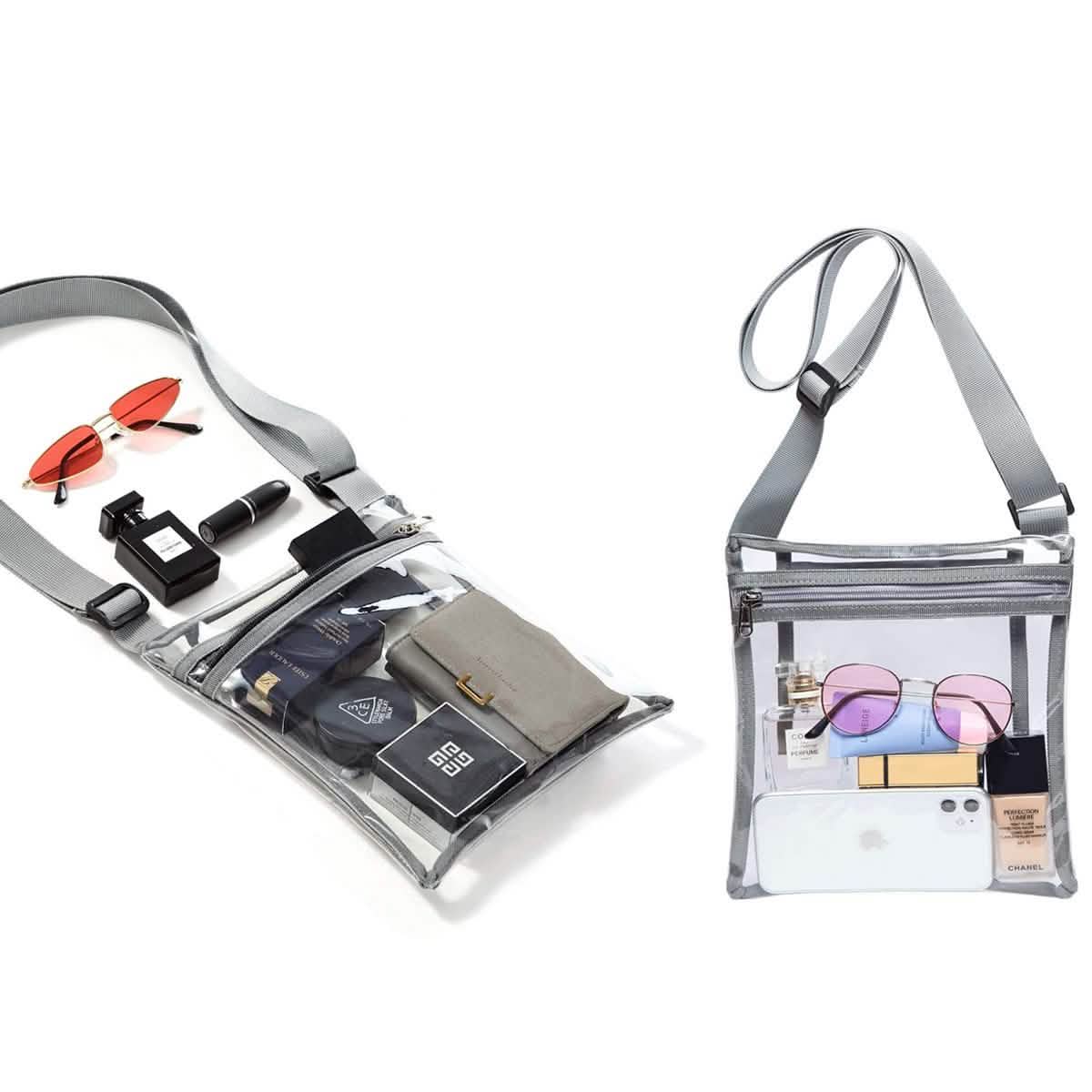 Stadium Approved Clear Crossbody Bag Purse with Adjustable Strap DailySale