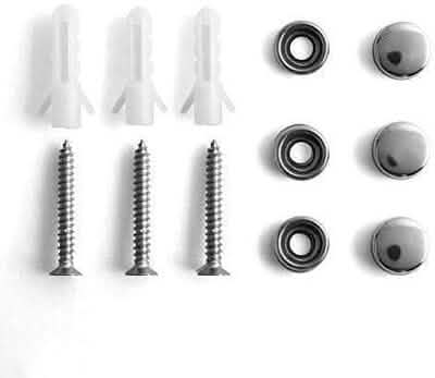 Stainless Steel 24" Wall Mounted Rack with 8 Hooks - Silver DailySale