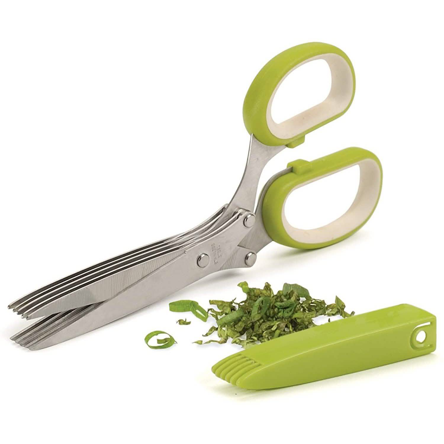 Stainless Steel 5 Blade Herb Scissors DailySale