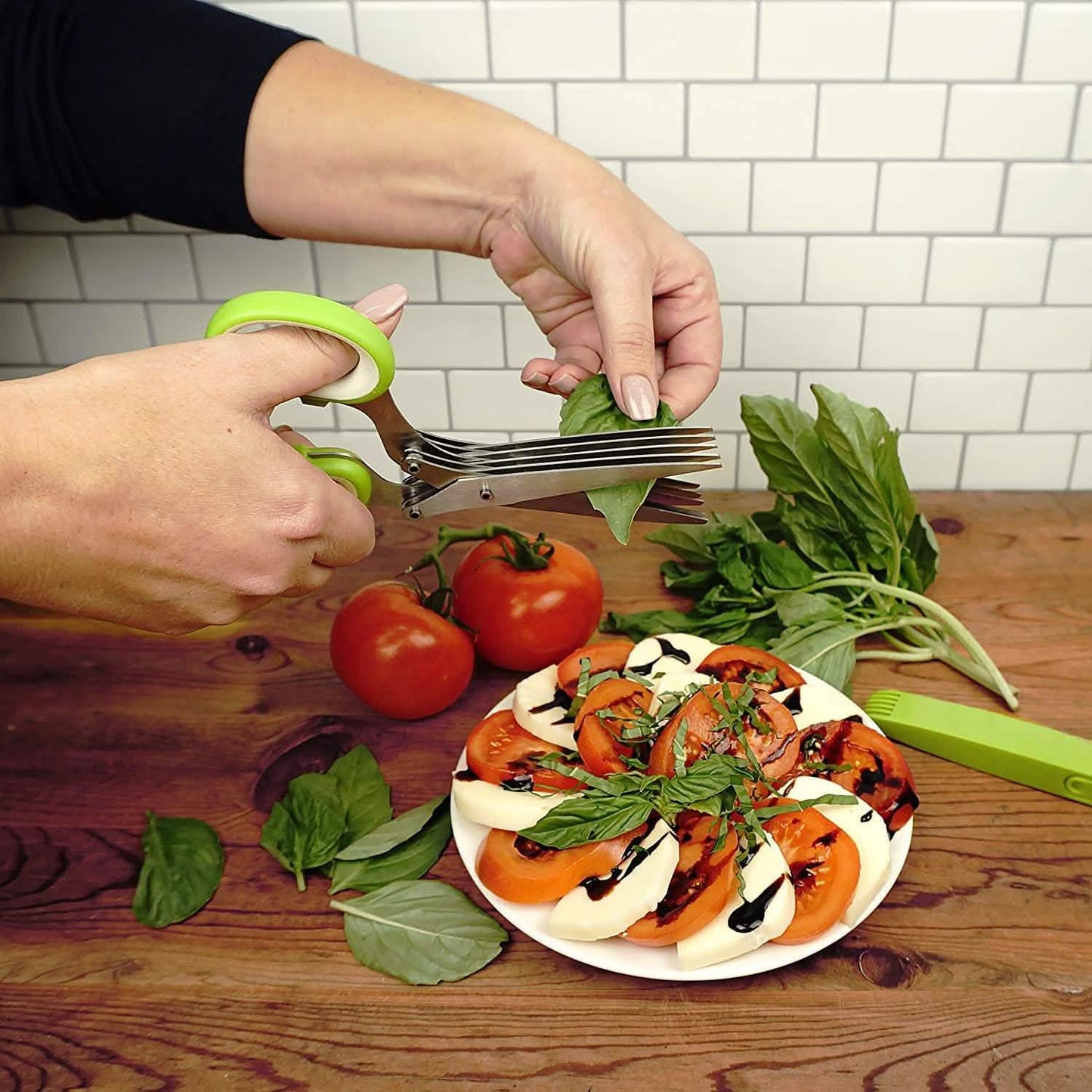 Stainless Steel 5 Blade Herb Scissors DailySale