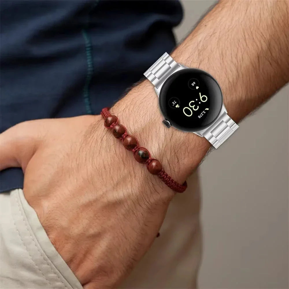 Stainless Steel Band For Pixel 1 2 3 4 41mm 45mm - Sleek BandsCo Straps