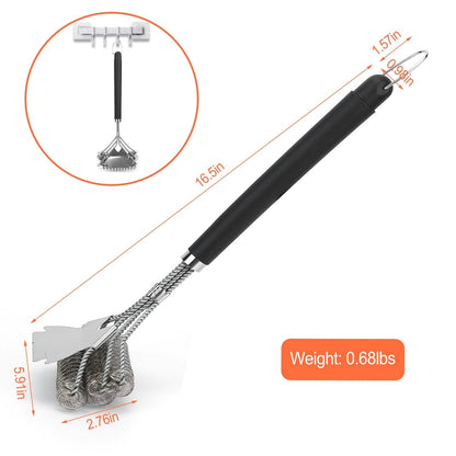 Stainless Steel BBQ Grill Cleaning Brush DailySale