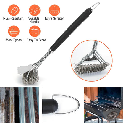 Stainless Steel BBQ Grill Cleaning Brush DailySale
