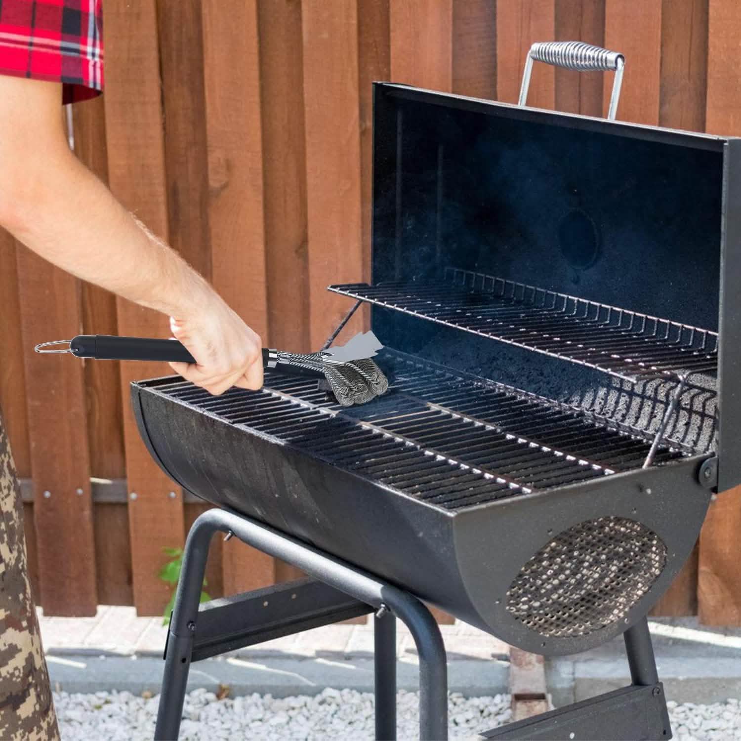 Stainless Steel BBQ Grill Cleaning Brush DailySale